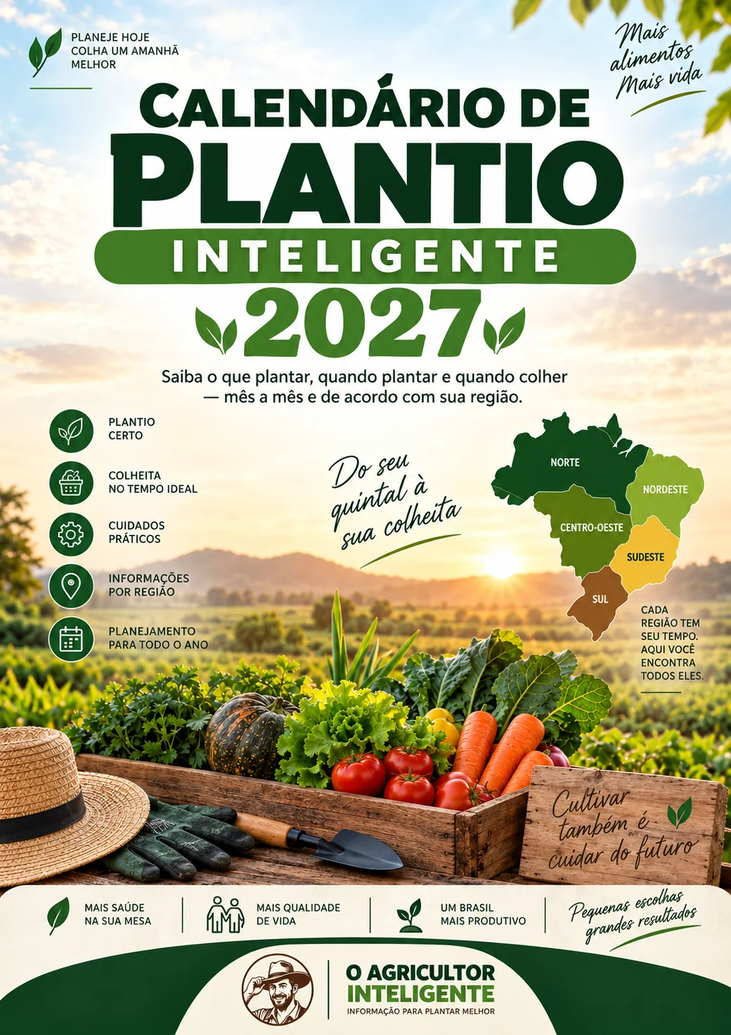 Capa do Calendário de Plantio Inteligente 2027